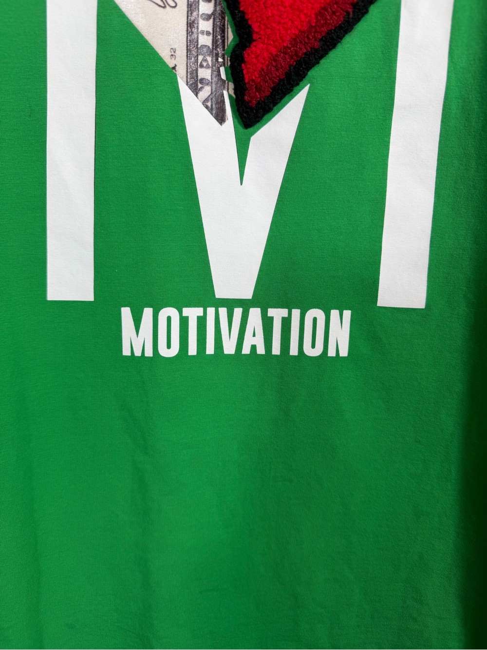 Fifth Loop NWOT Men’s “Motivation” Graphic T-Shirt In Lucky Green. Size Small. - Picture 9 of 15